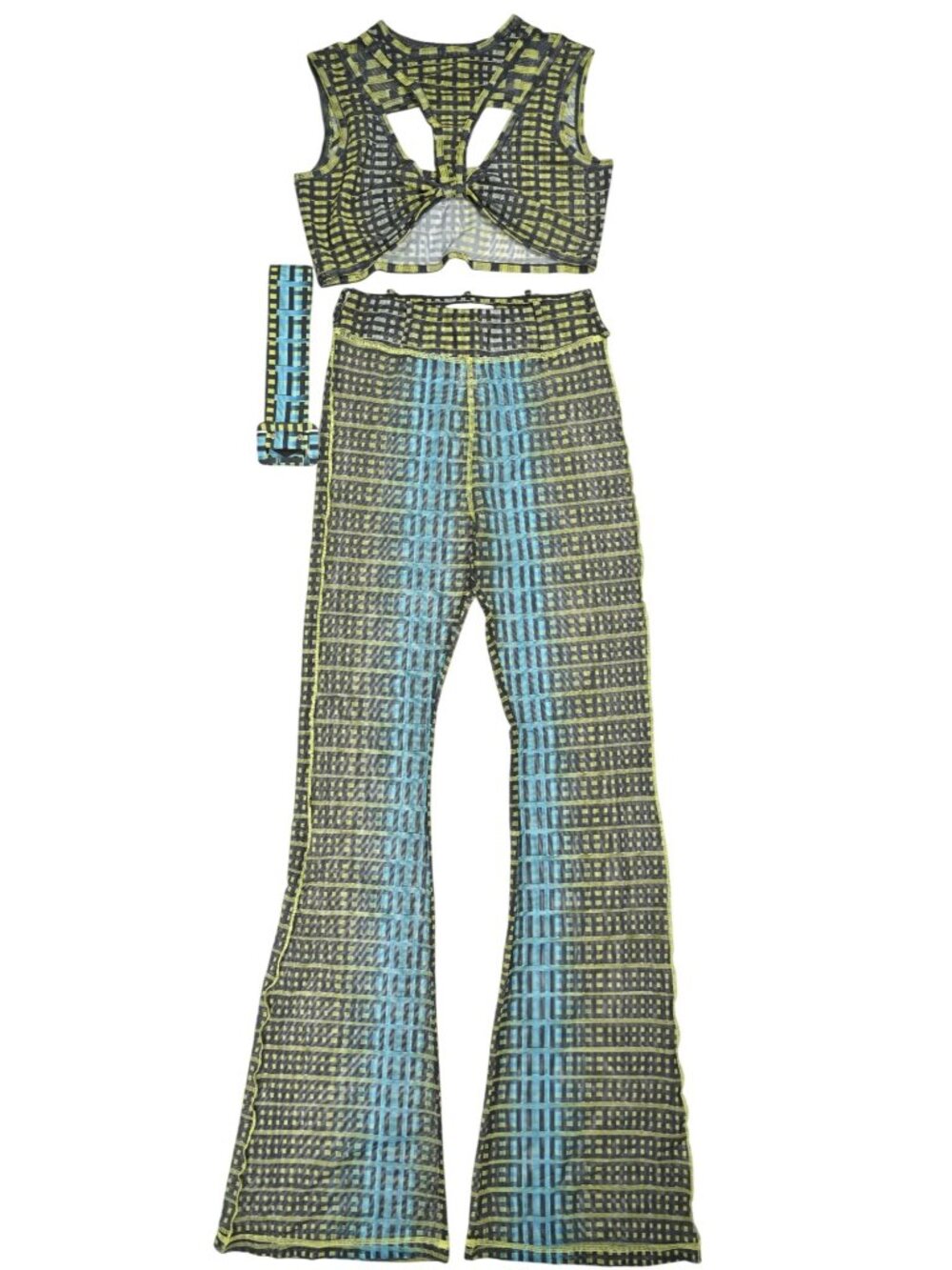 Khela The Label Mesh Two Piece Set in Green